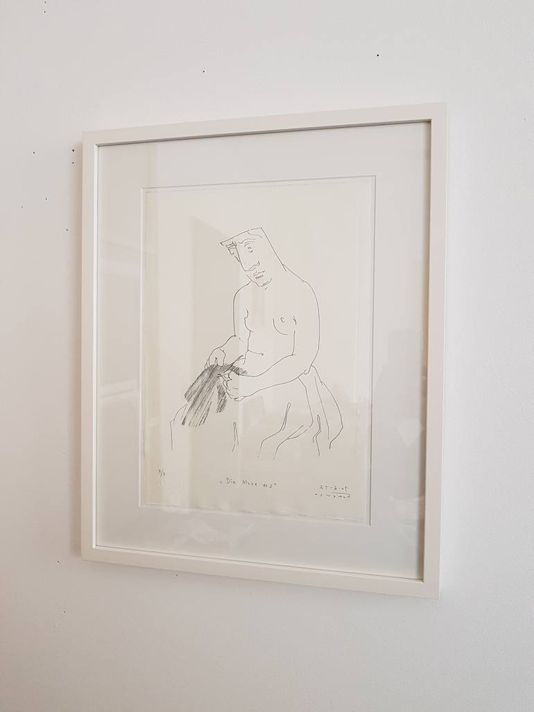 Original Figurative Nude Printmaking by Maxim Fomenko