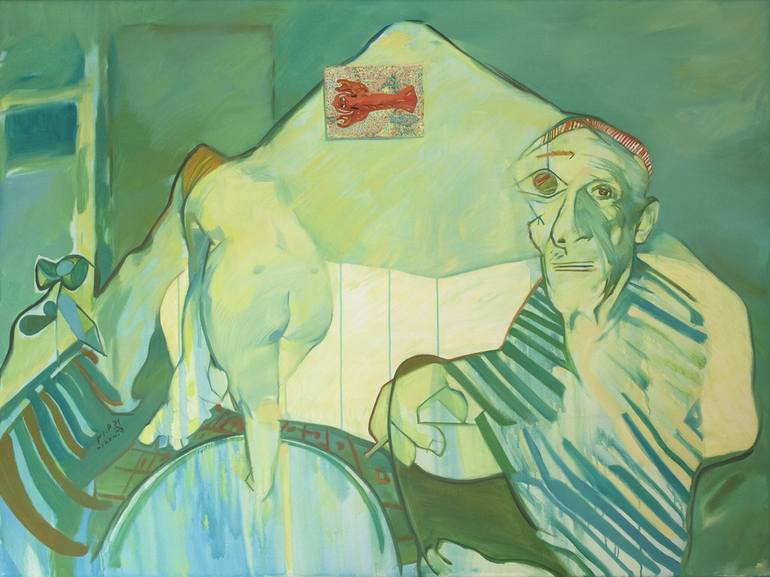 Print of Modern Nude Paintings by Maxim Fomenko