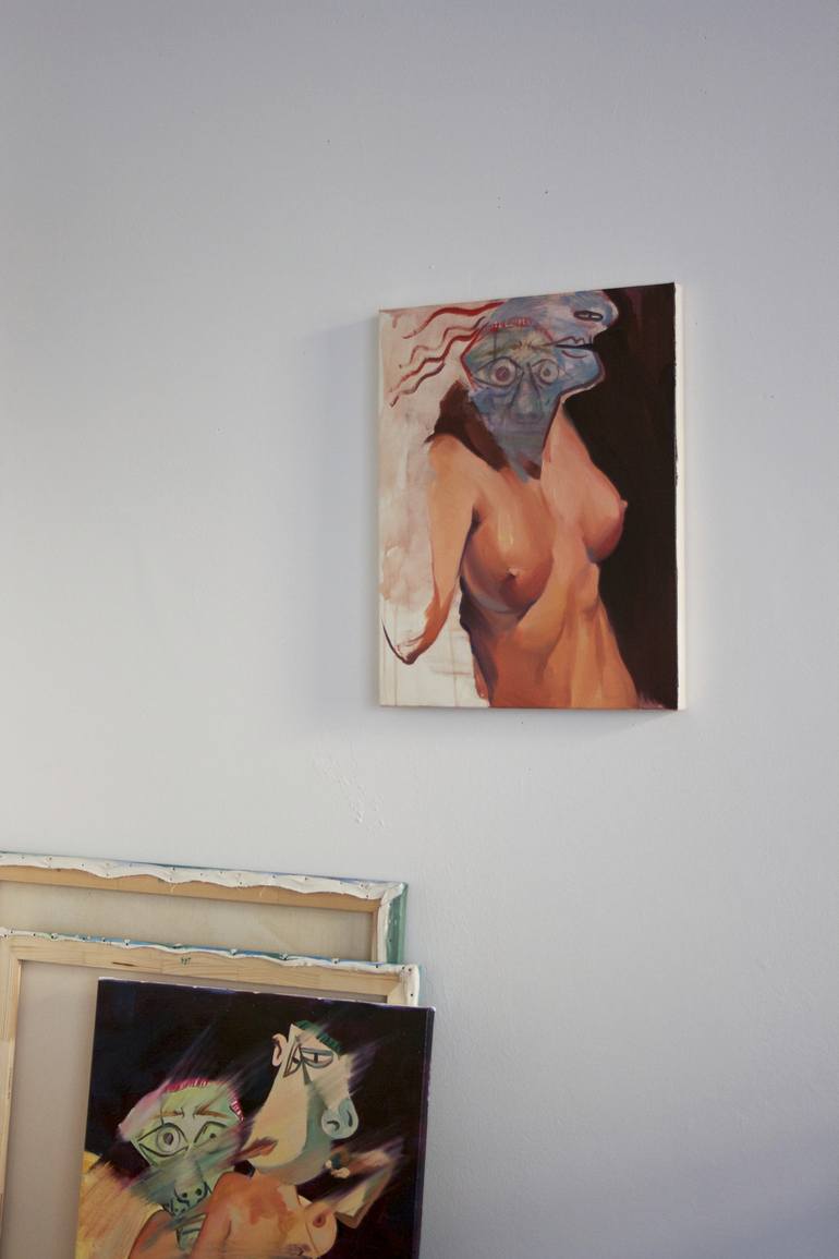 Original Nude Painting by Maxim Fomenko