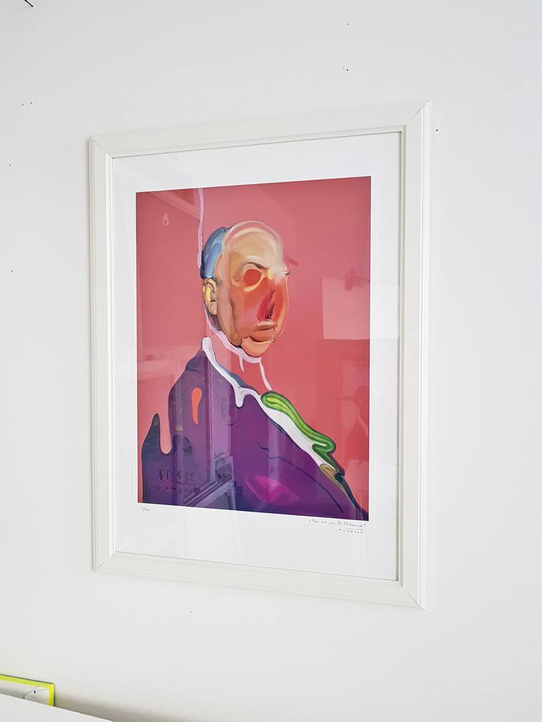 Original Expressionism People Printmaking by Maxim Fomenko