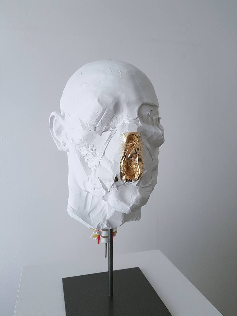 Original Figurative Portrait Sculpture by Maxim Fomenko