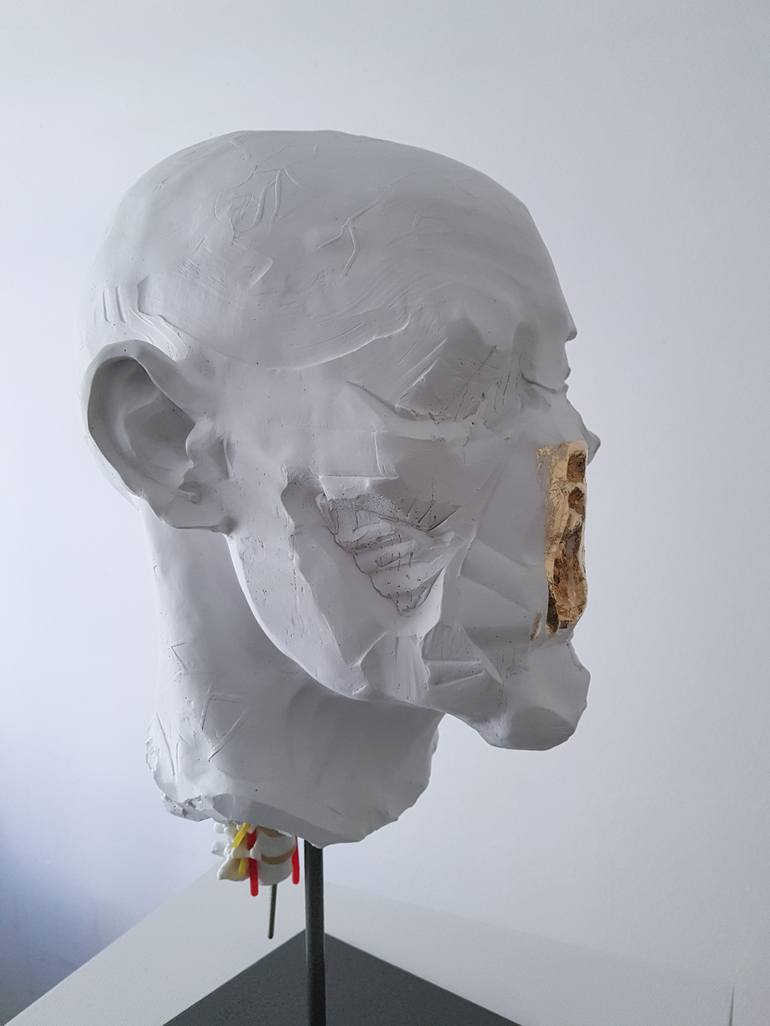 Original Figurative Portrait Sculpture by Maxim Fomenko