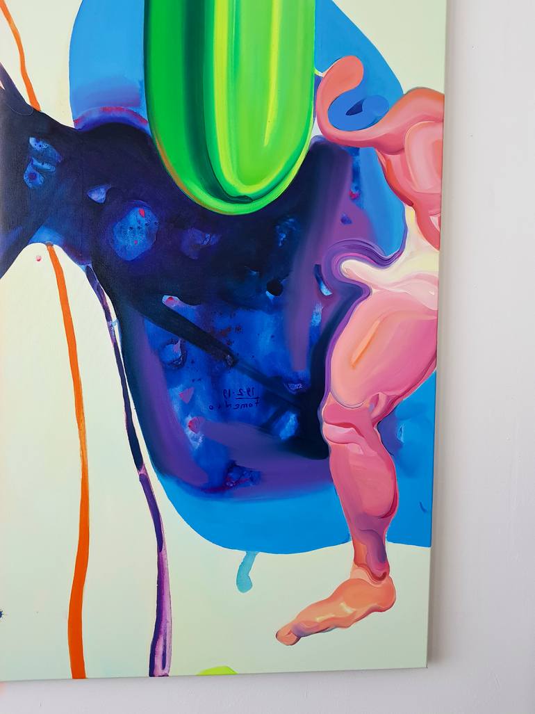 Original Expressionism Nature Painting by Maxim Fomenko