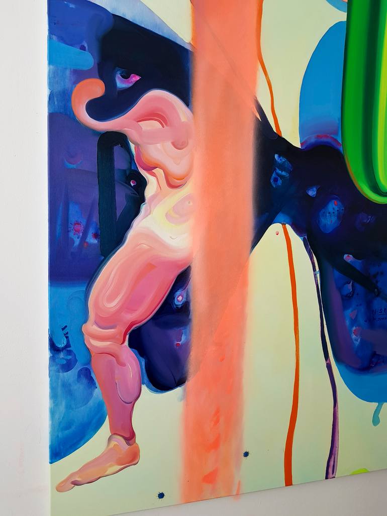 Original Expressionism Nature Painting by Maxim Fomenko