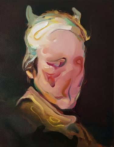 Print of Figurative Portrait Paintings by Maxim Fomenko