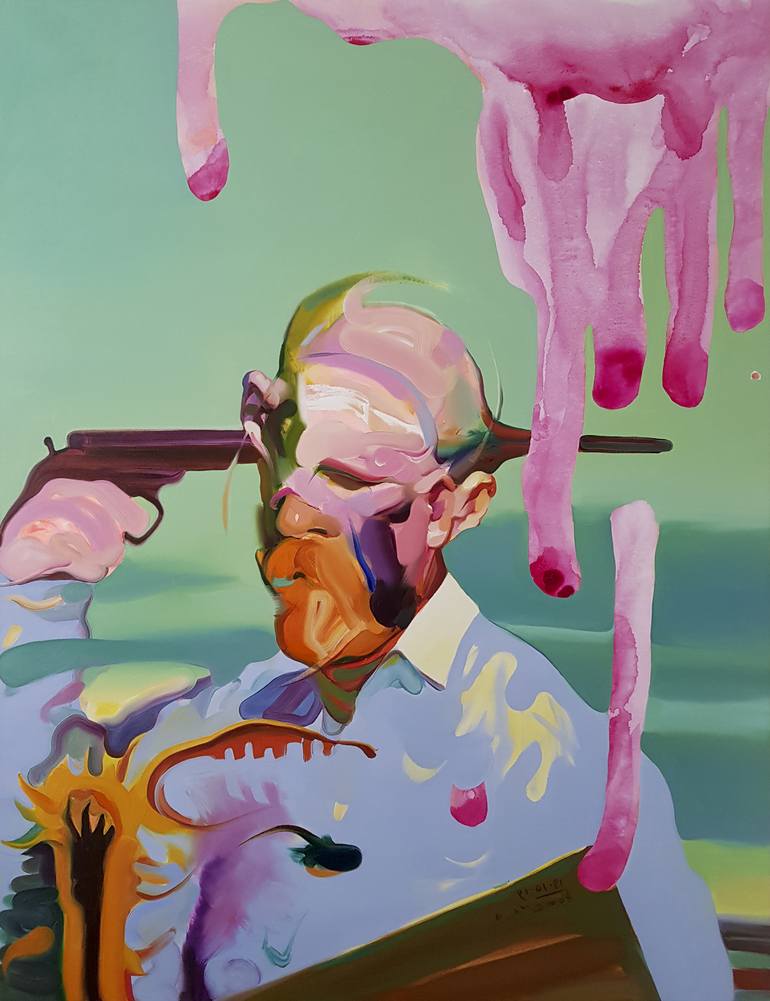 Print of Figurative Portrait Paintings by Maxim Fomenko