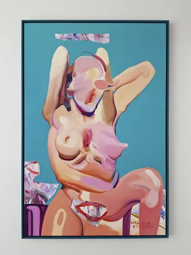 Print of Figurative Nude Paintings by Maxim Fomenko