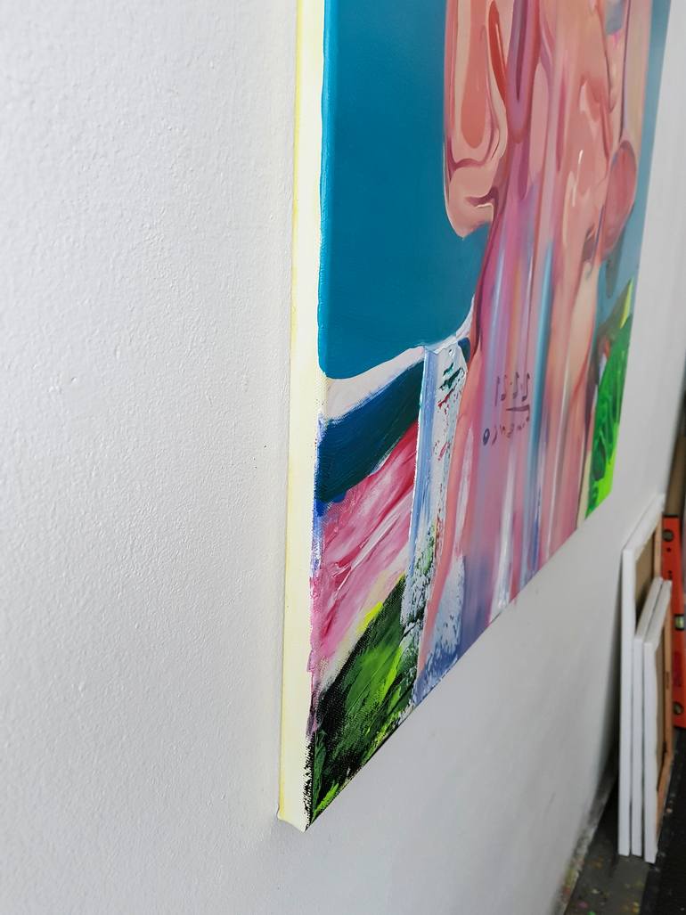 Original Figurative Nude Painting by Maxim Fomenko