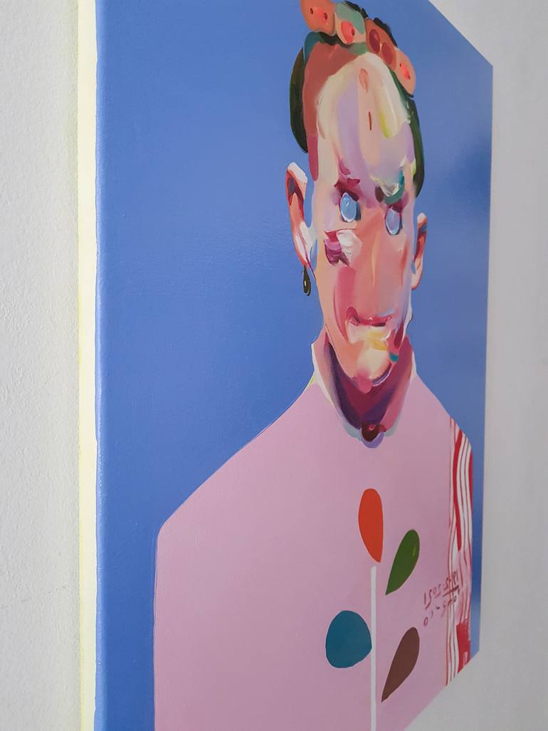 Original Expressionism People Painting by Maxim Fomenko