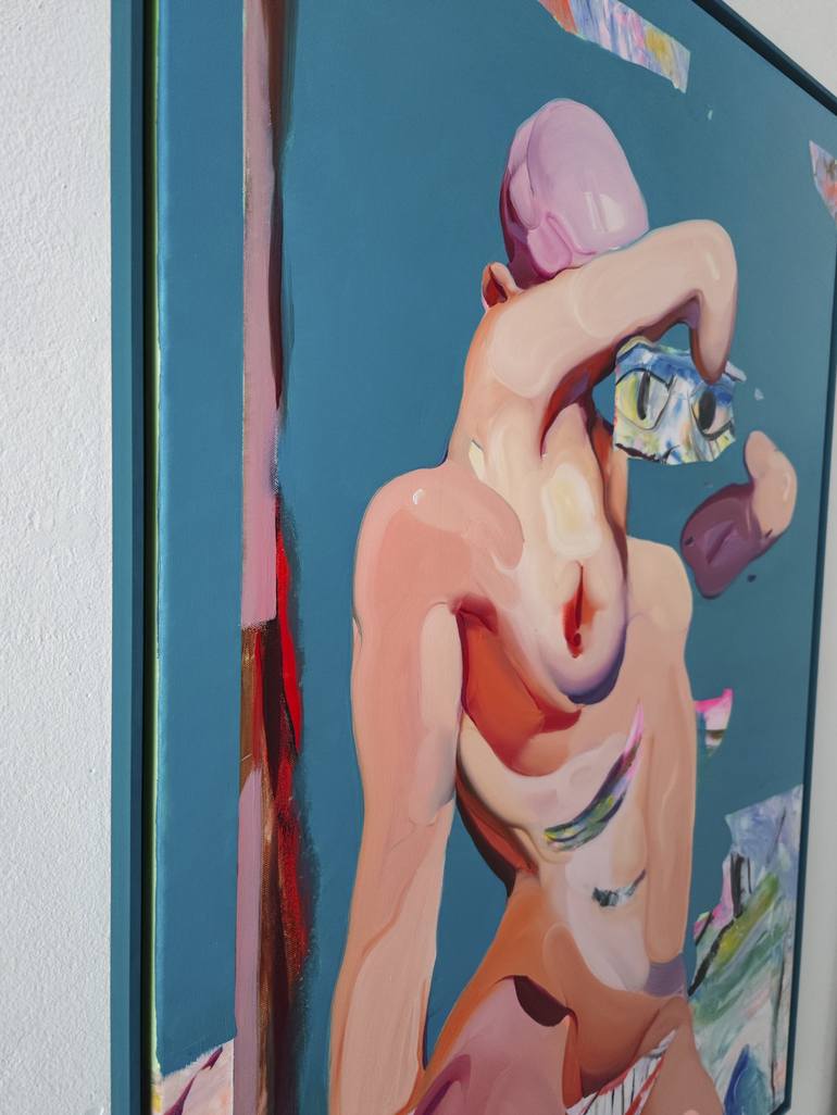 Original Expressionism Erotic Painting by Maxim Fomenko