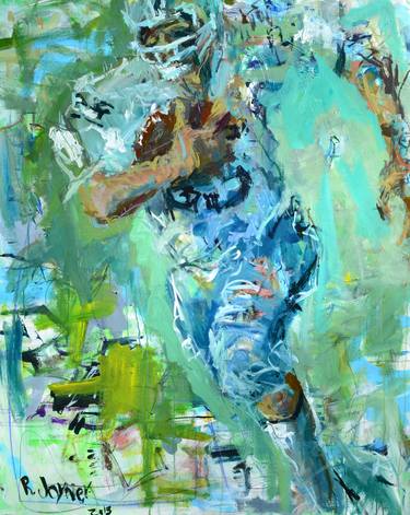 Original Abstract Expressionism Sports Paintings by Robert Joyner