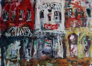 Original Abstract Expressionism Architecture Paintings by Robert Joyner