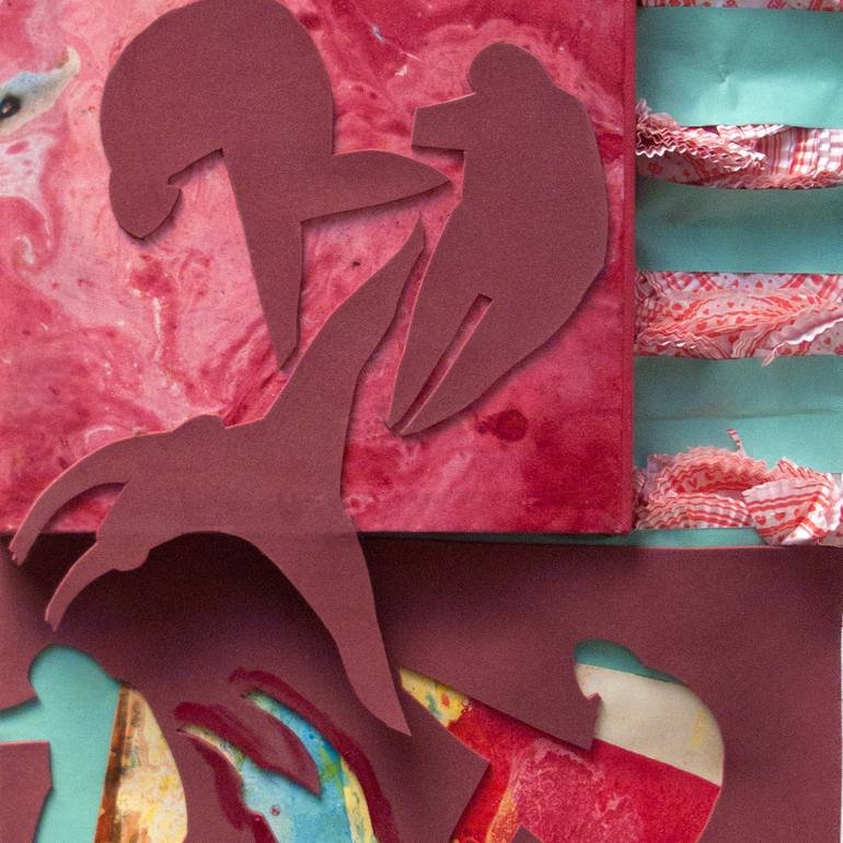 Original Dada Abstract Collage by Anna GąDek