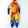Sculpture of women's lying body made from colorful modelig clay. Body is like a satelite map of weather or energy.  Human body is like a landscape.

Sculpture can be shown lying or hanging on the wall vertically. She has a hole on the back.