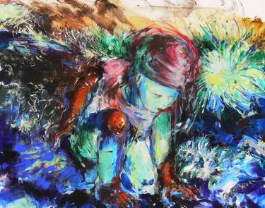 Print of Children Paintings by Agnieszka Dabrowska