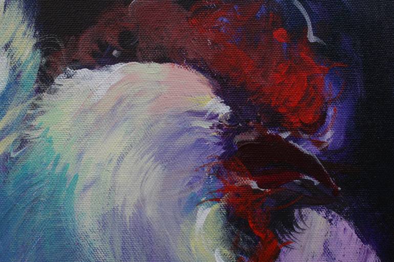 Original Expressionism Animal Painting by Agnieszka Dabrowska