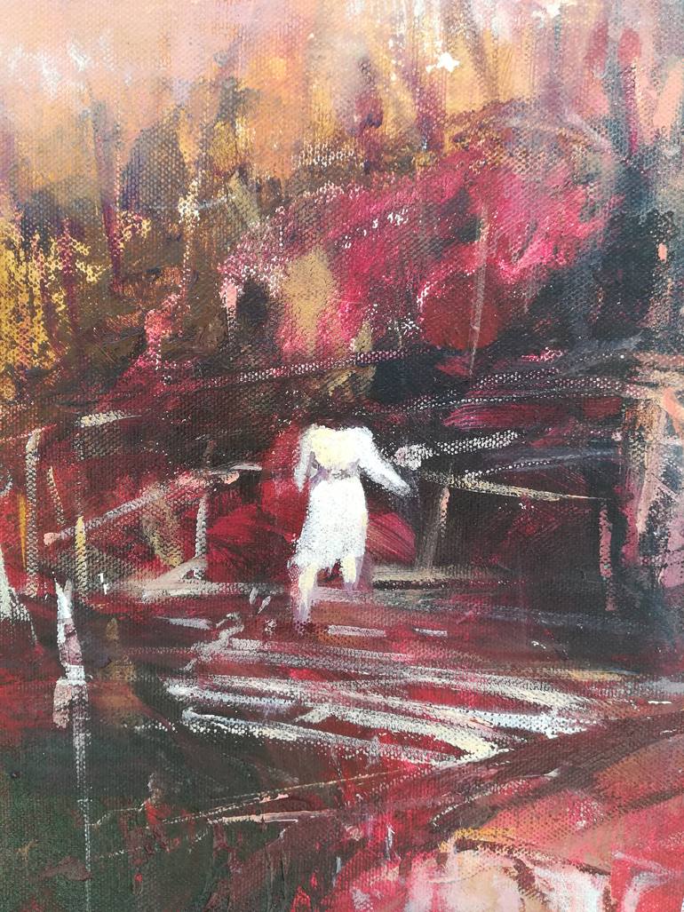Original Impressionism Landscape Painting by Agnieszka Dabrowska