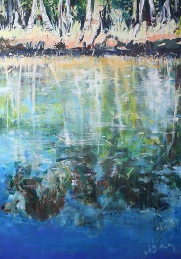 Print of Impressionism Water Paintings by Agnieszka Dabrowska
