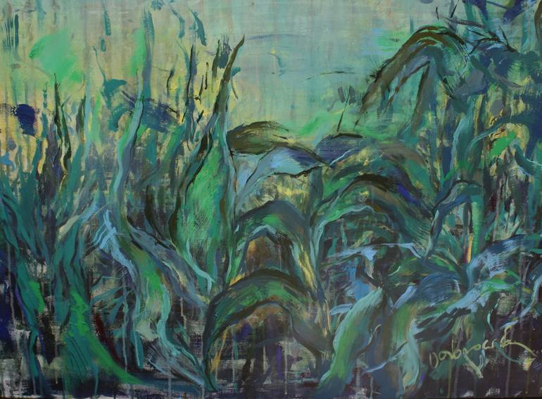 Original Impressionism Landscape Painting by Agnieszka Dabrowska