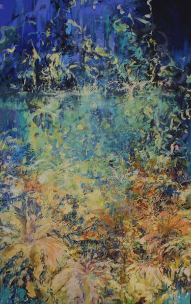 Print of Expressionism Garden Paintings by Agnieszka Dabrowska