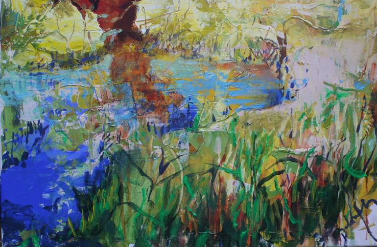 Original Landscape Painting by Agnieszka Dabrowska
