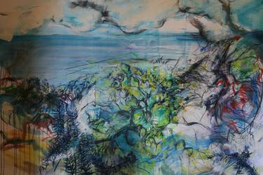 Print of Expressionism Seascape Paintings by Agnieszka Dabrowska