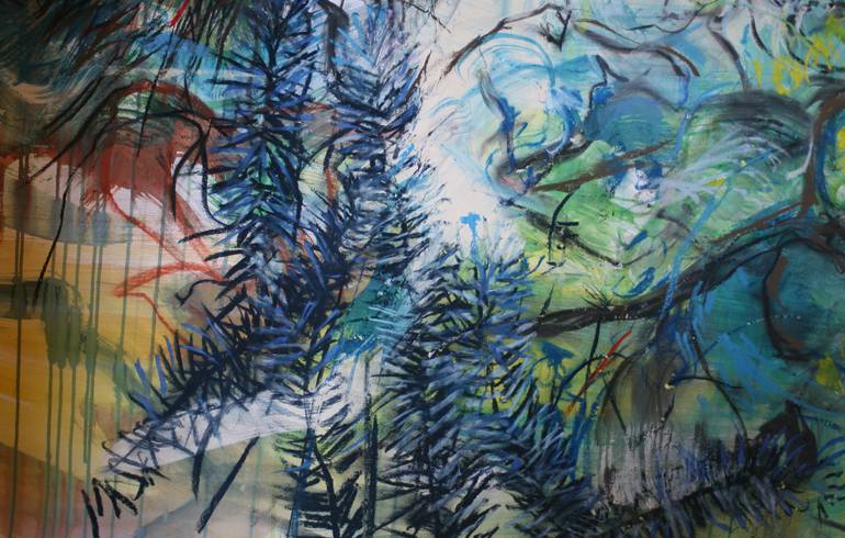 Original Expressionism Seascape Painting by Agnieszka Dabrowska