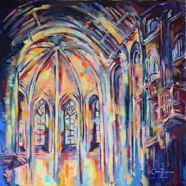 Original Expressionism Architecture Paintings by Grady Tomlinson Zeeman