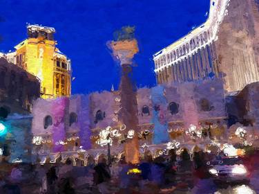 Print of Impressionism Cities Paintings by Lin Pacific