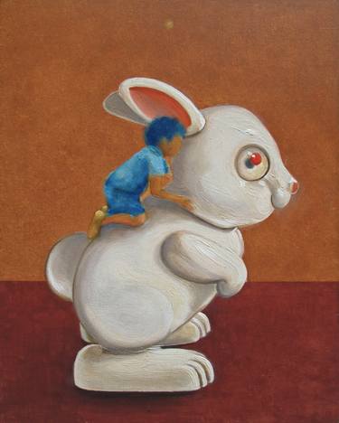 Original Figurative Animal Paintings by Julio César Belmont