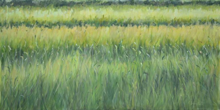 Summer Grass Painting By Melita Biber Nuta | Saatchi Art