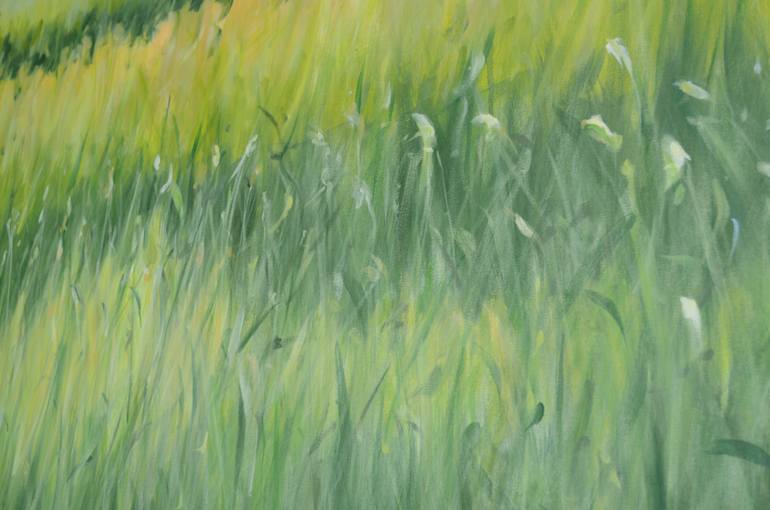 Original Expressionism Landscape Painting by Melita Biber Nuta