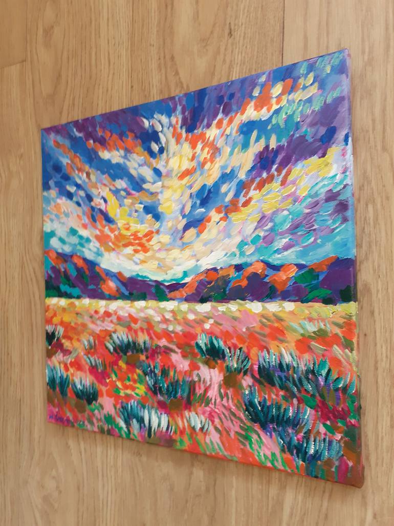 Original Impressionism Landscape Painting by Maja Grecic