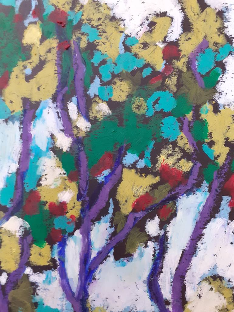 Original Impressionism Landscape Drawing by Maja Grecic