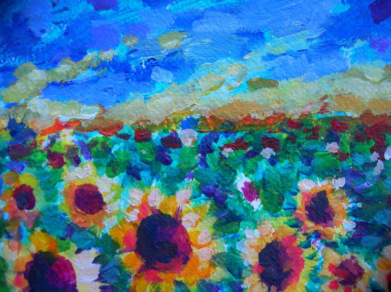 Original Impressionism Landscape Painting by Maja Grecic