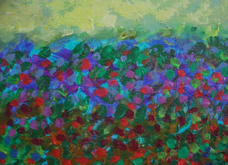 Original Abstract Landscape Painting by Maja Grecic