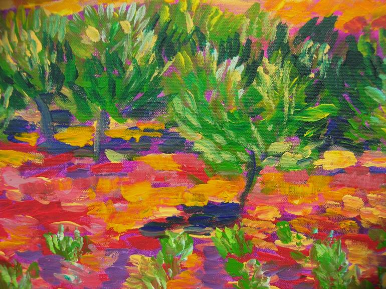 Original Impressionism Landscape Painting by Maja Grecic