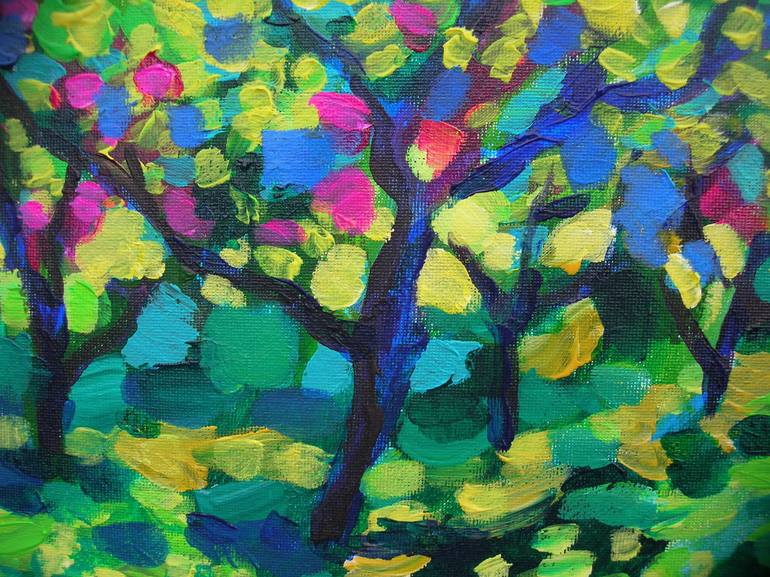 Original Tree Painting by Maja Grecic