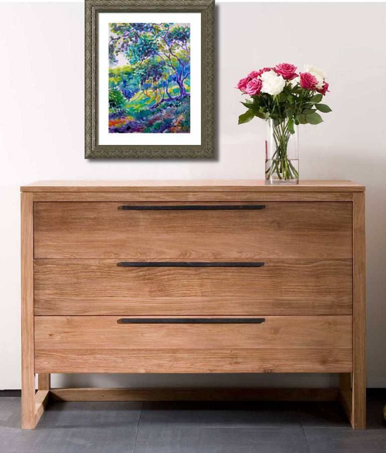 Original Impressionism Landscape Painting by Maja Grecic