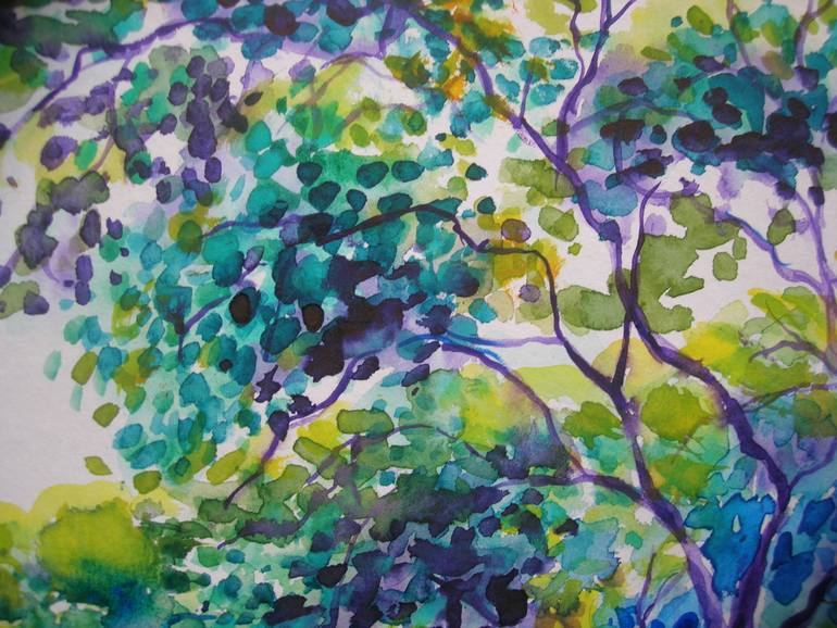 Original Impressionism Landscape Painting by Maja Grecic