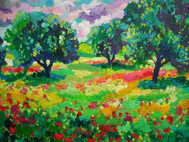 Original Impressionism Landscape Paintings by Maja Grecic