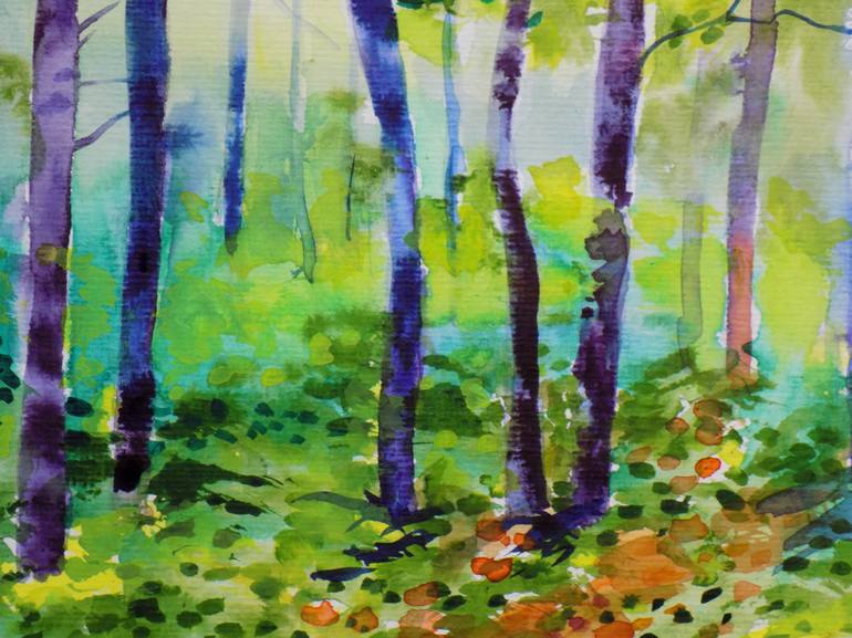 Original Impressionism Landscape Painting by Maja Grecic