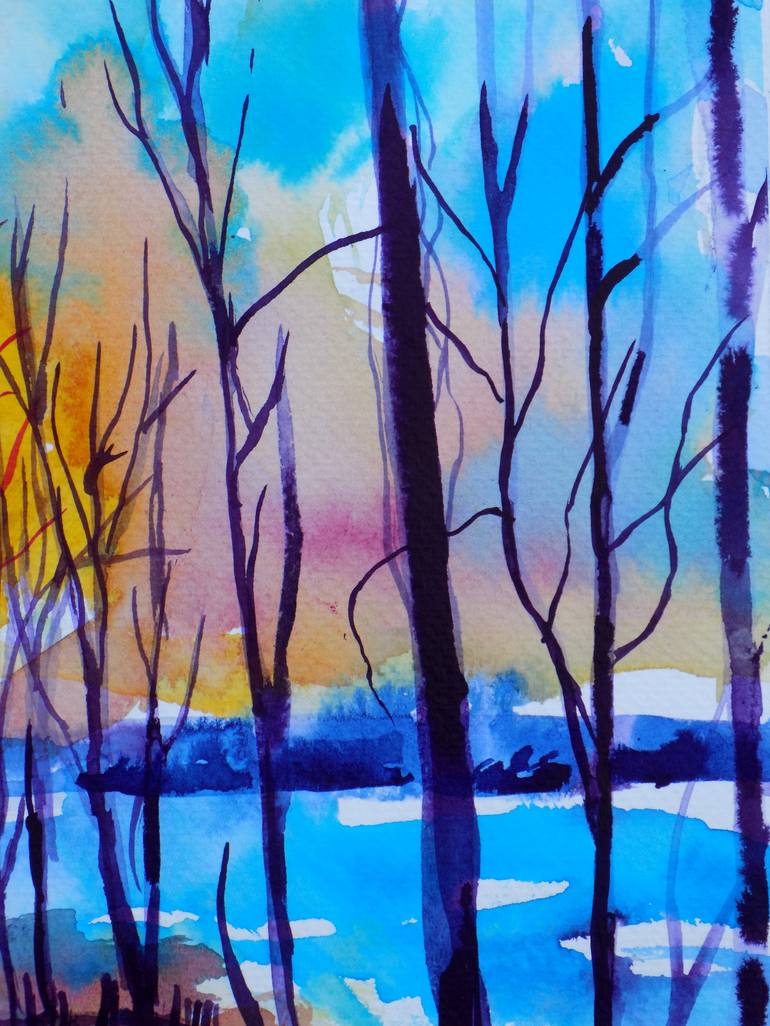 Original Landscape Painting by Maja Grecic