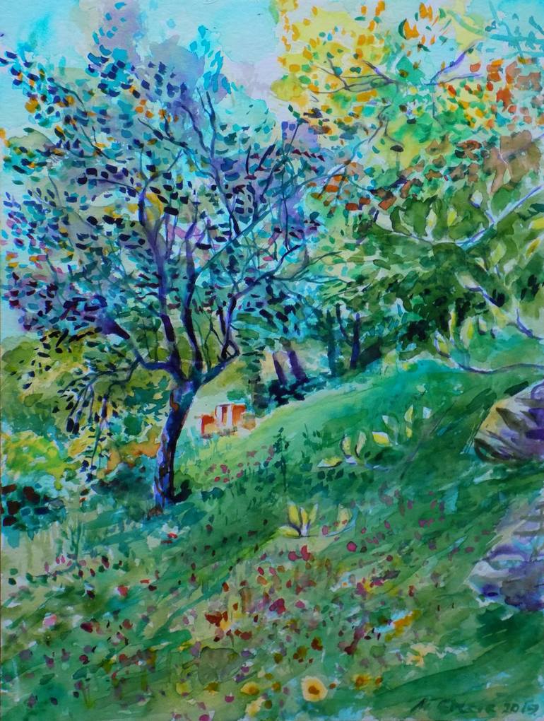 Original Impressionism Landscape Paintings by Maja Grecic