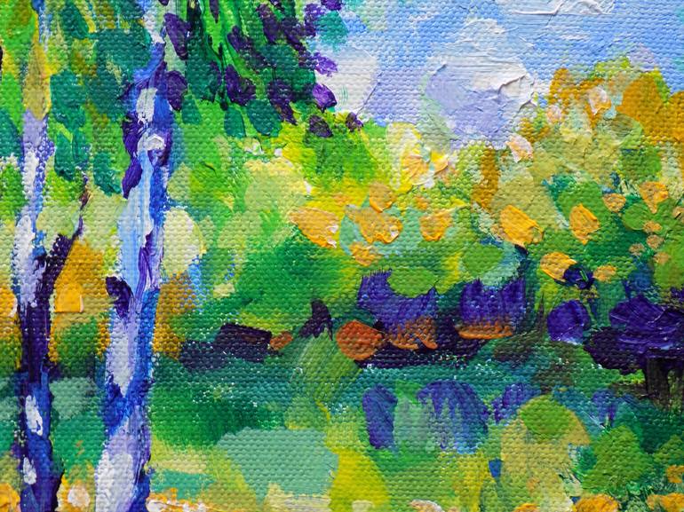 Original Impressionism Landscape Painting by Maja Grecic