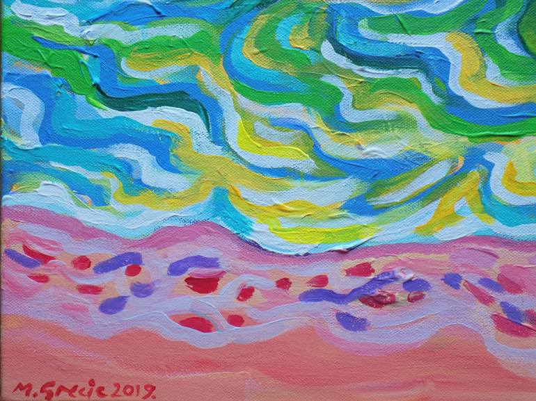 Original Impressionism Seascape Painting by Maja Grecic