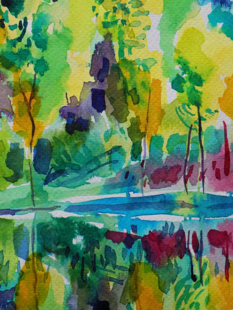 Original Landscape Painting by Maja Grecic