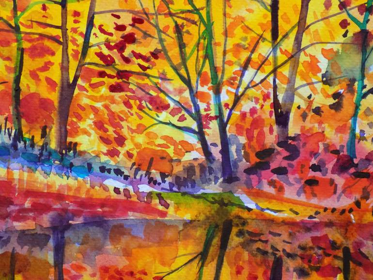 Original Landscape Painting by Maja Grecic