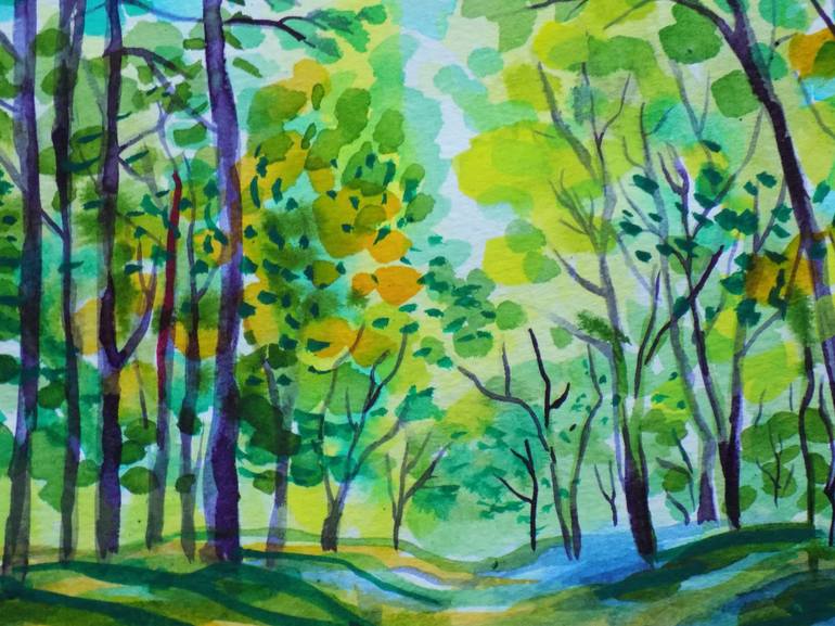 Original Landscape Painting by Maja Grecic