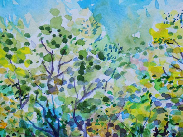 Original Impressionism Landscape Painting by Maja Grecic